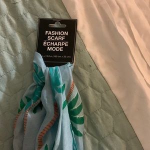 palm tree fashion scarf